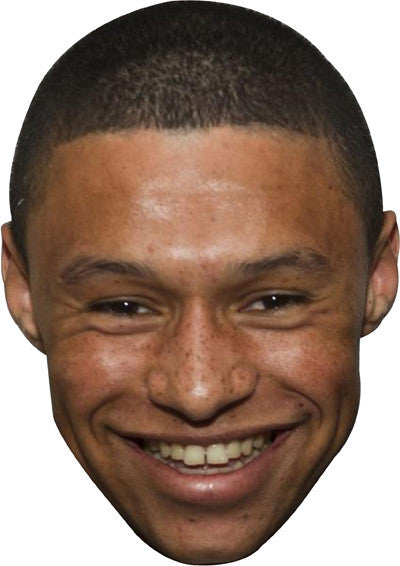 Alex Oxlade Chamberlain Celebrity Face Mask Fancy Dress Cardboard Costume Mask