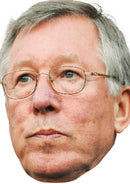 Alex Ferguson 1 FOOTBALL 2018 Celebrity Face Mask Fancy Dress Cardboard Costume Mask