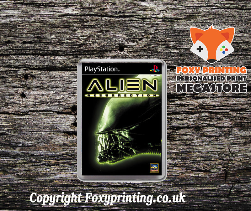 Alien Resurrection 2 Gb - PS1 Playstation 1 Game Inspired Retro Gaming Magnet