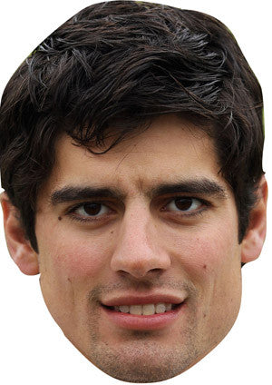 Alistair Cook Face Mask – Fancy Dress Cardboard Costume Mask