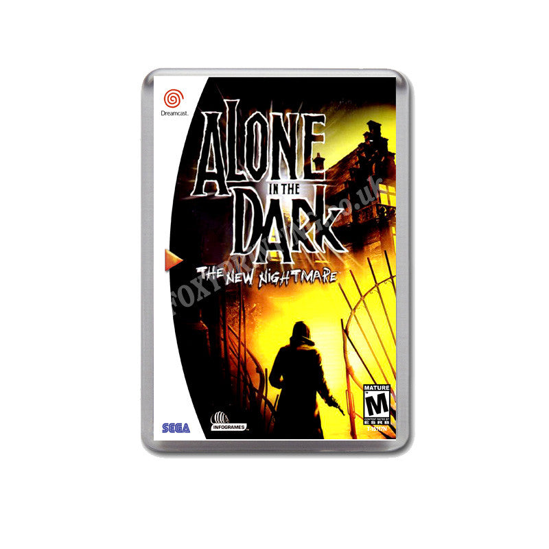 Alone In The Dark 2 Sega Dreamcast Style Inspired Retro Game Magnet