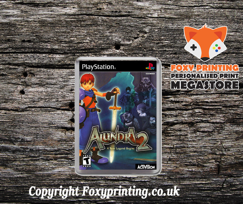 Alundra 2 - PS1 Playstation 1 Game Inspired Retro Gaming Magnet