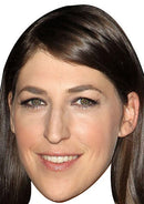 Amy Big Bang Theory Celebrity Face Mask Fancy Dress Cardboard Costume Mask