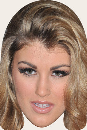 Amy Willerton Celebrity Face Mask Fancy Dress Cardboard Costume Mask