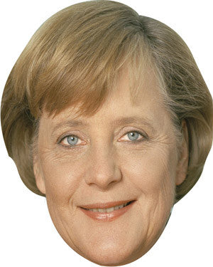 Angela Merkel Politician Celebrity Face Mask Fancy Dress Cardboard Costume Mask