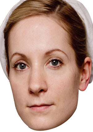 Anna Bates Celebrity Face Mask Fancy Dress Cardboard Costume Mask