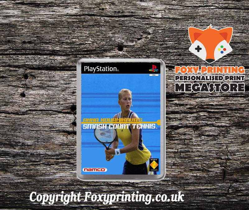 Annakournikovas Smash Court Tennis Eu - PS1 Playstation 1 Game Inspired Retro Gaming Magnet