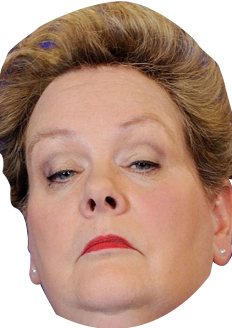 Anne Hegerty The Chase 2020 Dress Cardboard Celebrity Party Face Mask