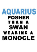 Personalised Aquarius INSPIRED Adult RUDE Birthday Card