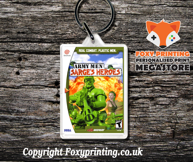 Armymensargesheroes - Sega Dreamcast Game Keyring