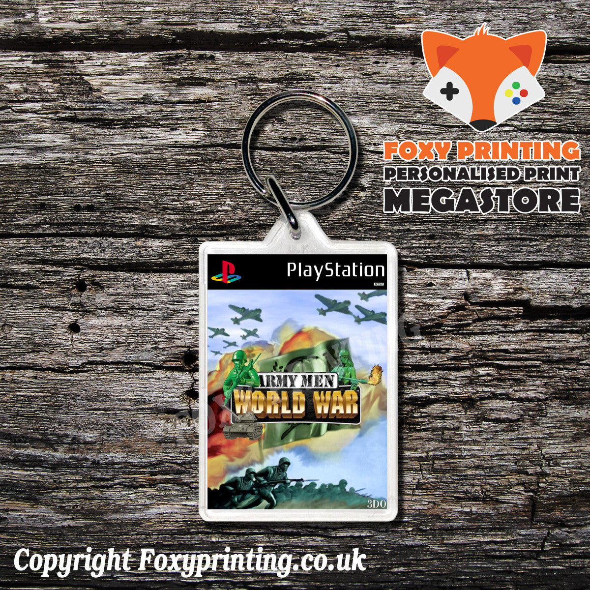 Armymen World War - PS1 Playstation 1 Game Inspired Retro Gaming Magnet