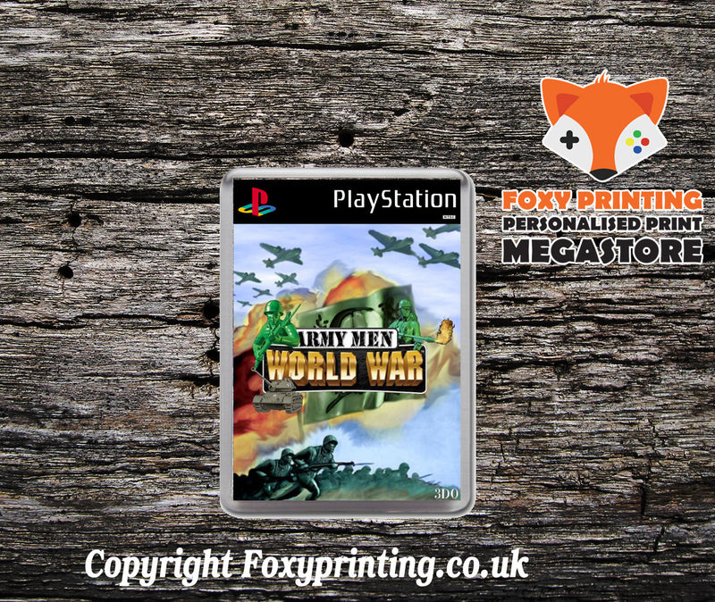 Armymen World War - PS1 Playstation 1 Game Inspired Retro Gaming Magnet