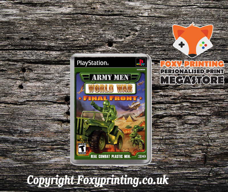 Armymen World War Final Front - PS1 Playstation 1 Game Inspired Retro Gaming Magnet