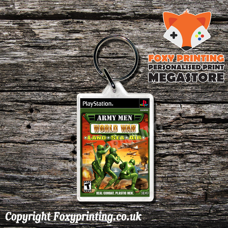 Armymen World War Land Sea Air - PS1 Playstation 1 Game Inspired Retro Gaming Magnet