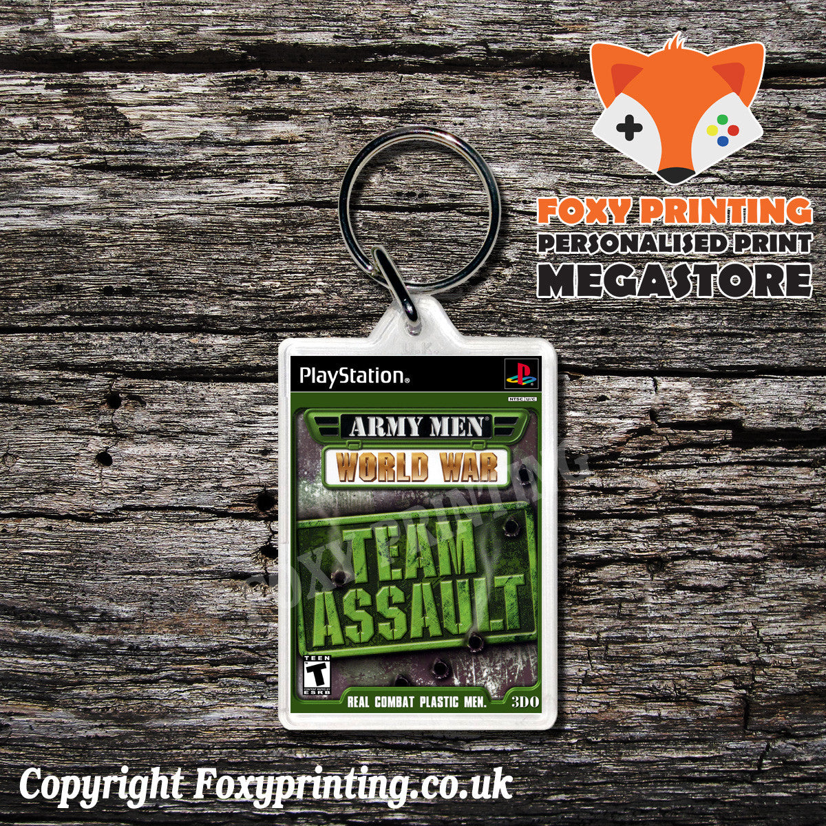 Armymen World War Team Assault - PS1 Playstation 1 Game Inspired Retro Gaming Magnet