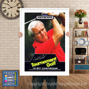 Arnold Palmer Tournament Golf - Sega Megadrive Inspired Retro Gaming Poster A4 A3 A2 Or A1