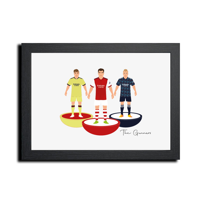 Arsenal Football Club gift - Tiny Men Big Balls Poster