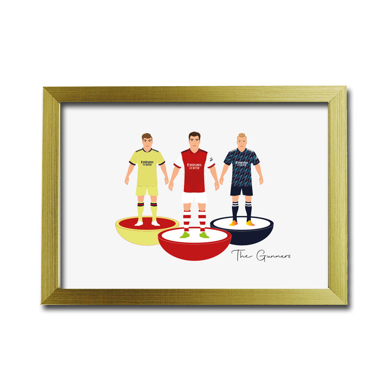 Arsenal Football Club gift - Tiny Men Big Balls Poster