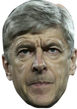 Arsne Wenger FOOTBALL 2018 Celebrity Face Mask Fancy Dress Cardboard Costume Mask