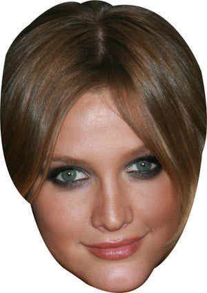 Ashlee Simpson Celebrity Face Mask Fancy Dress Cardboard Costume Mask