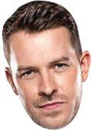 Ashley Taylor Dawson Celebrity Face Mask Fancy Dress Cardboard Costume Mask
