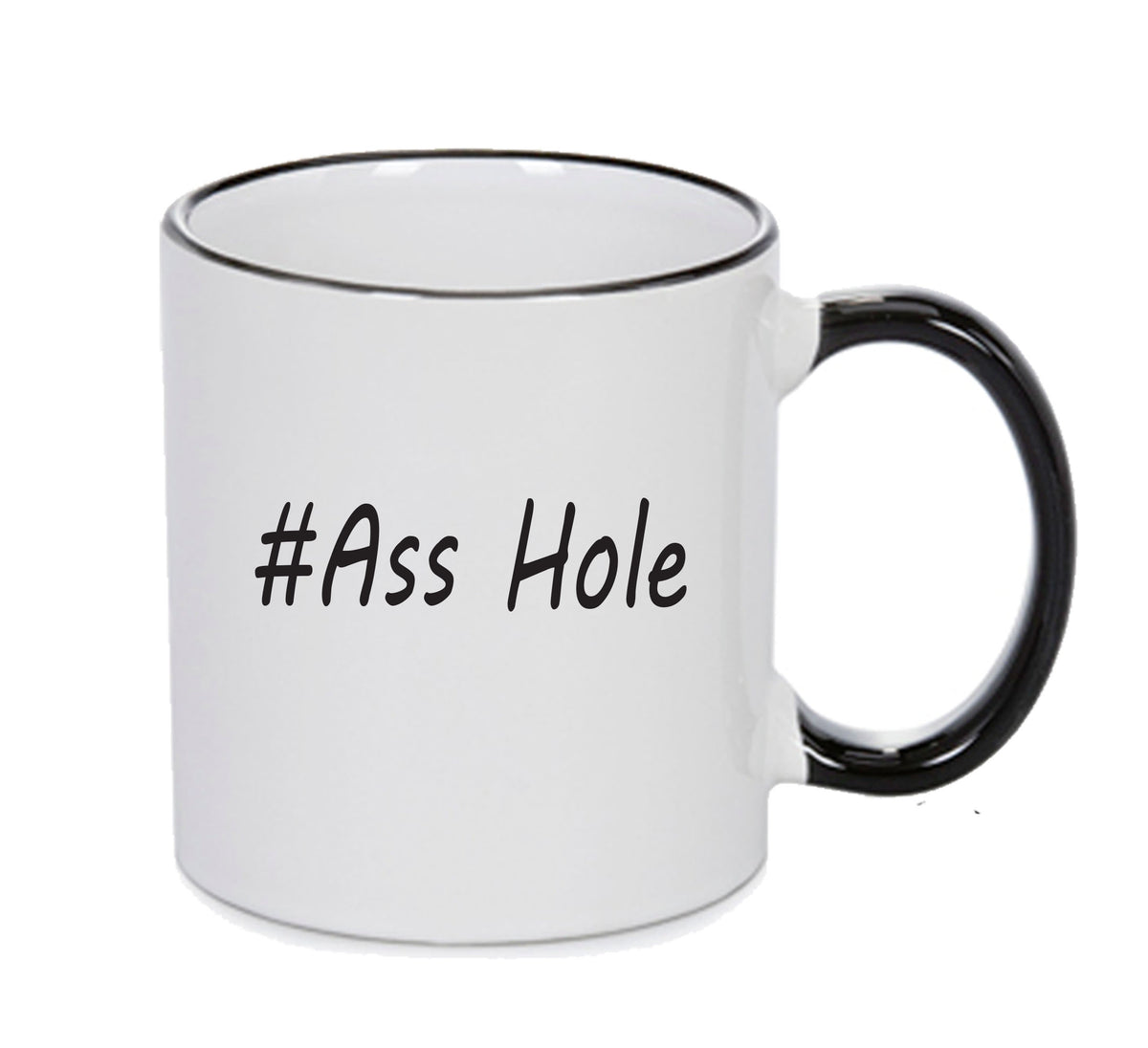 Personalised Your CUSTOM Name Ass Hole Printed Mug – printed mug product image 1