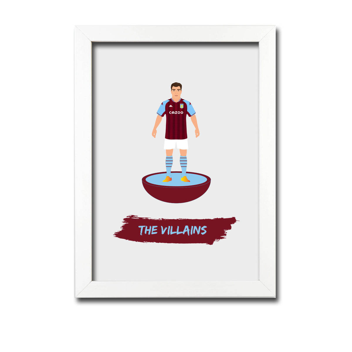 Aston Villa Football Club gift - The Villains - Tiny Men Big Balls Poster