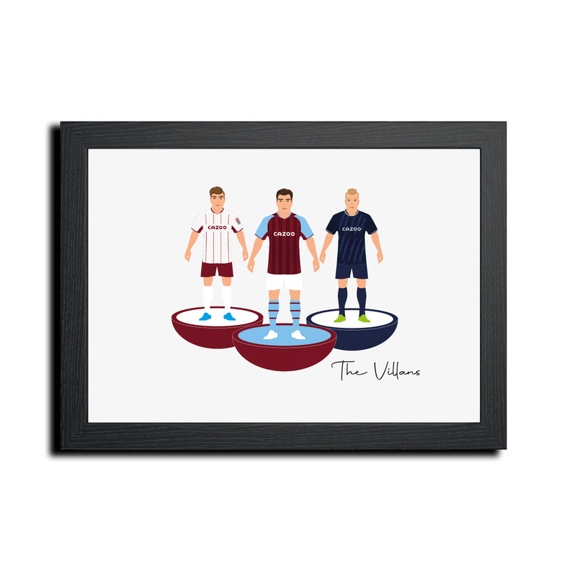 Aston Villa Football Club gift - Tiny Men Big Balls Poster