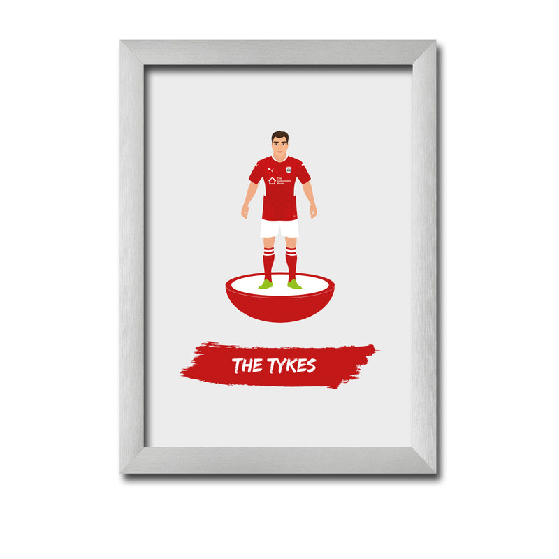 Barnsley Football Club gift - The Tykes - Tiny Men Big Balls Poster