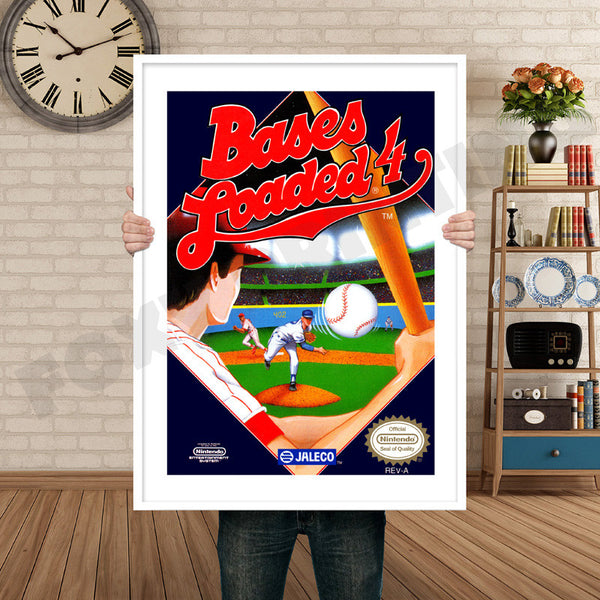Basesloaded4 Retro Game Inspired Theme Nintendo NES Gaming