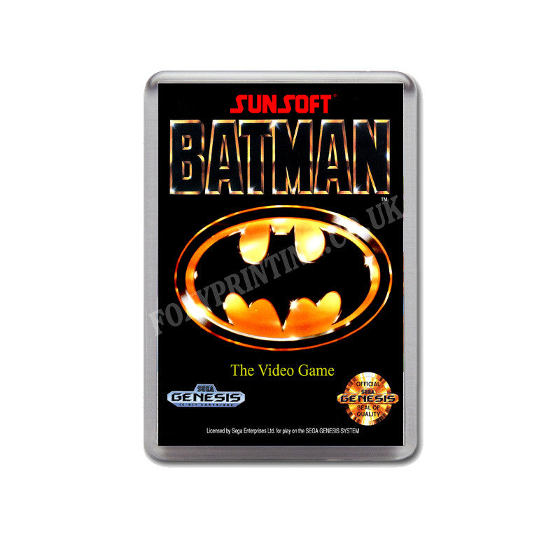 Batman Game Style Inspired Sega Megadrive Retro Video Gaming Magnet