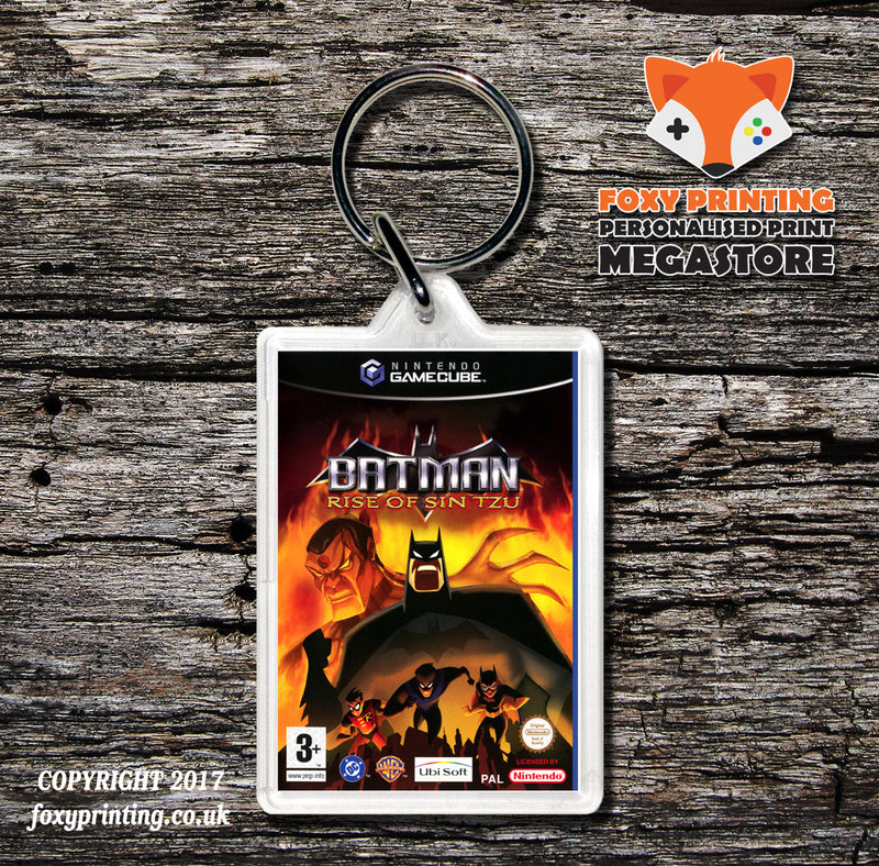 Batman Rise Of Sintzu Pal Gamecube Game Inspired Retro Gaming Keyring