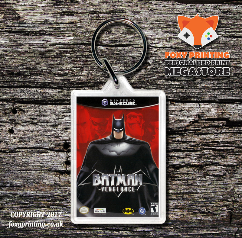 Batman Vengence Gamecube Game Inspired Retro Gaming Keyring