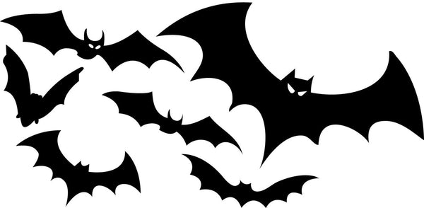 Bats Bumper Sticker Novelty Vinyl Car Sticker