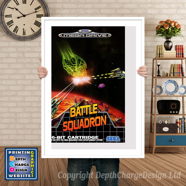 Battle Squadron 2 Eu - Sega Megadrive Inspired Retro Gaming Poster