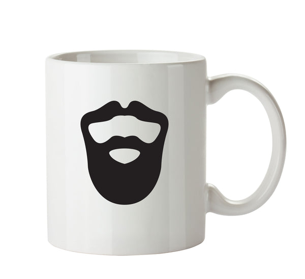 Beard 13 Funny Mug Adult Mug Office Mug – printed mug product image 1