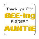 Bee-ing a great Auntie Drinks Coaster