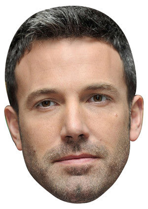 Ben Affleck Celebrity Face Mask Fancy Dress Cardboard Costume Mask