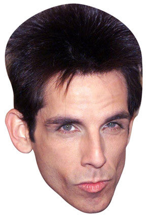 Ben Stiller Blue Steel Pose Celebrity Face Mask Fancy Dress Cardboard Costume Mask