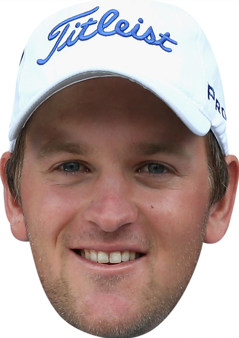 Bernd Wiesberger GOLF 2018 Celebrity Face Mask Fancy Dress Cardboard Costume Mask