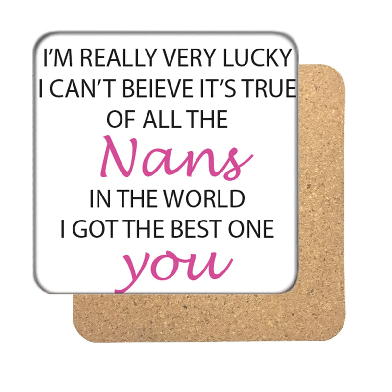 Best Nan Poem Drinks Coaster