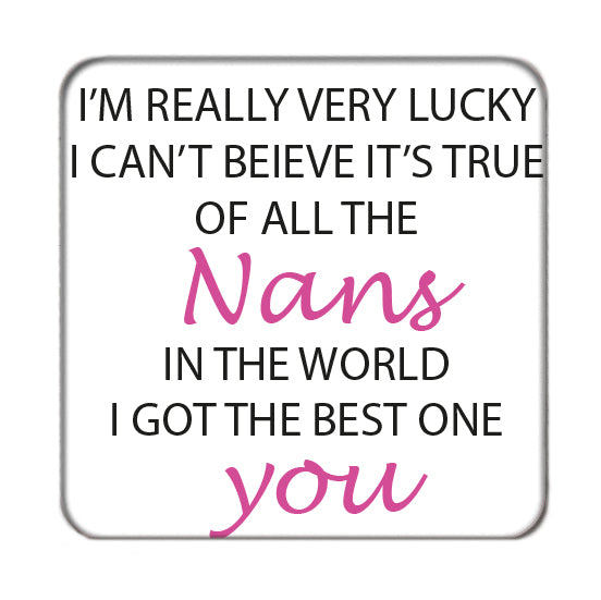 Best Nan Poem Drinks Coaster