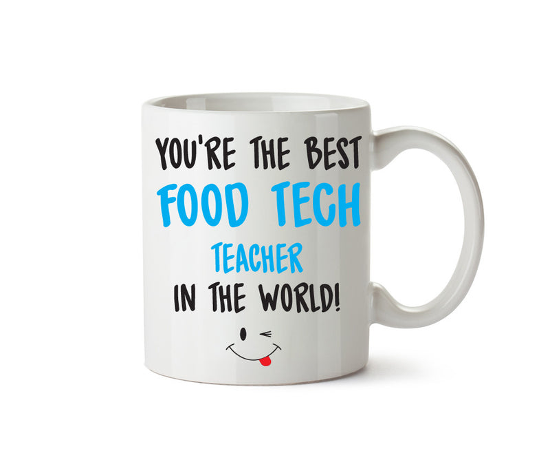 Best FOOD TECH Teacher Male Printed Mug