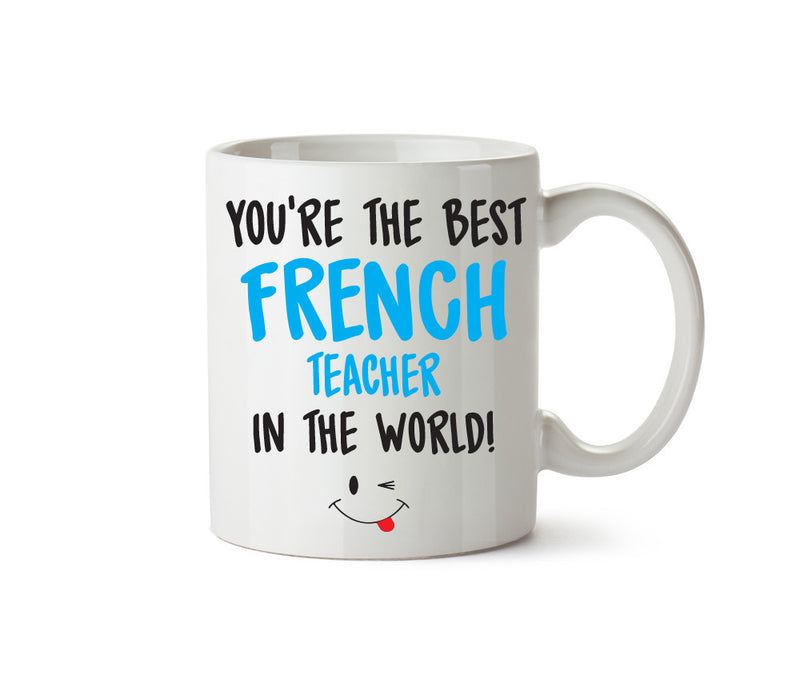 Best FRENCH Teacher Male Printed Mug