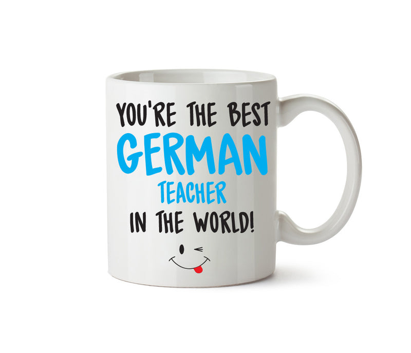 Best GERMAN Teacher Male Printed Mug