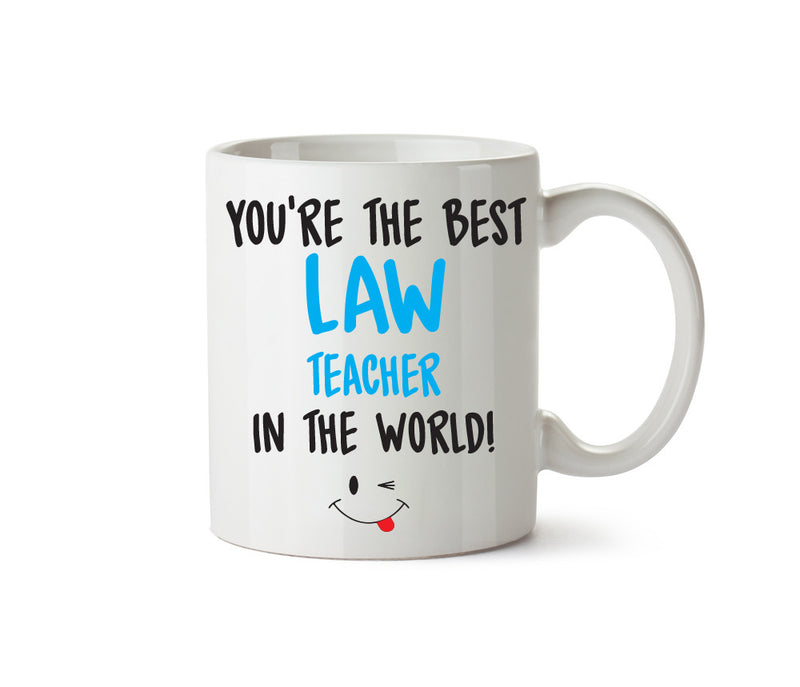 Best LAW Teacher Male Printed Mug