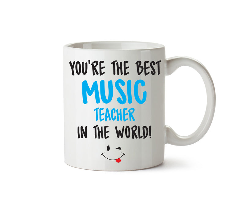 Best MUSIC Teacher Male Printed Mug