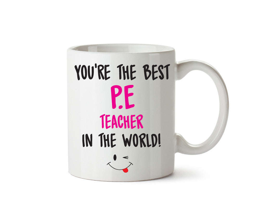 Best P.Eteacher FEMALE Printed Mug – printed mug product image 1