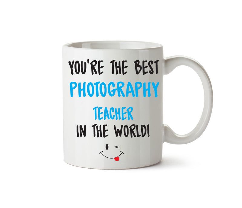 Best PHOTOGRAPHY Teacher Male Printed Mug