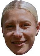 Bethany England Lionesses Fancy Dress Cardboard Celebrity Face Mask